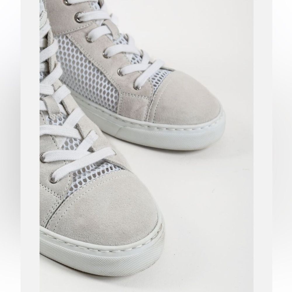 CHANEL Cream and White mesh Sneakers, US7 - Picture 7 of 11